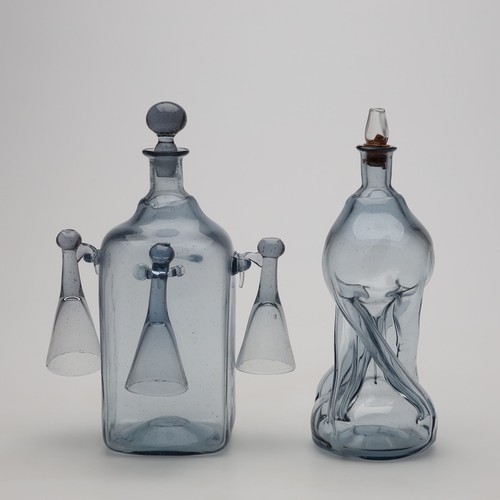 Antike glasflaschen - antike, (2