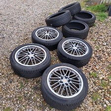 Borbet Alu Felgen 7 J x 17 H2 mit 8 Sommerdecken 225/45 17 XL