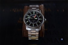 Fortis Fliegeruhr Automatik Herren Uhr 595.10.46 Vintage, 200m Wasserdicht