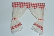 Gardine Vorhang Lundby Puppenstube Puppenhaus 1:18 dollhouse curtain