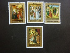 Ungarn Mi Nr.2907-2910 gestempelt Gemälde unbekannter ungarischer  Maler 1973