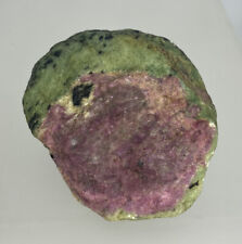 RUBIN auf ZOISIT Rohstein Rohrubin / Ruby Zoisite, Tanzania,Rough