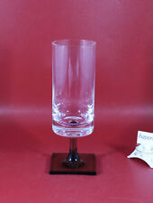 Rosenthal Glas "Berlin" Entwurf: Georg Jensen Weinglas 0,15 L.  Rauchglas Fuß