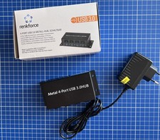 4 Port USB 3.0 Metall-Hub Schaltbar
