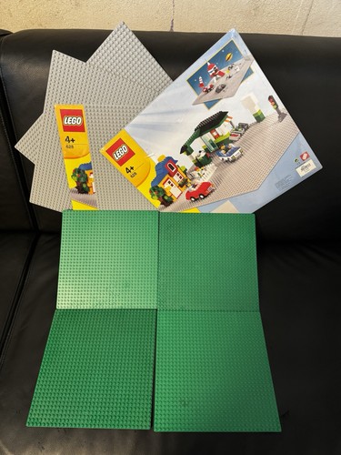 Lego platten 628 - platten, grau