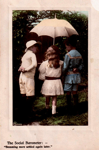 1909 mann mädchen - ak,