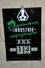 Alter Drehkalender DDR,Dieselmotoren Und Industrie Ausrüstungen,VEB,Magdeburg