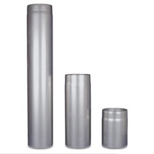 Ofenrohr Edelstahl 25–100 cm