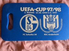 Unikat. Schalke. Sitzkissen. UEFA Cup. 1997/98. Dann Artikel. RSC  Anderlecht
