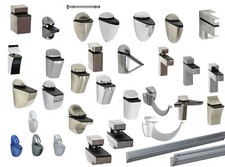 Befestigungsclip Halterung Regalhalterung Regalbefestigung 2er Set ib style®