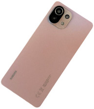 Original Xiaomi Mi 11 Lite / 5G Akkudeckel Backcover Kameraglas Peach Pink