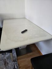 Esstisch XXL platzsparend ausklappbar 102-310 Büro-Party Tisch Eiche Sonoma Weiß