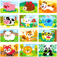 12 Stück Moosgummi Mosaik