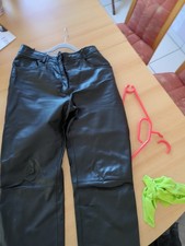 Lederhose damen schwarz - ,