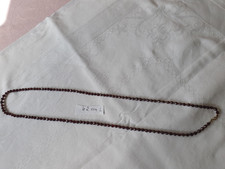 schmuck antik: Granat Kette Kugeln Facettiert, Länge 42cm, Zustand wie neu