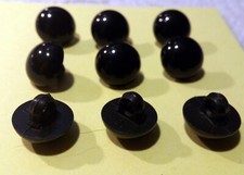 TEDDYAUGEN シ PUPPEN シ KNOPFAUGEN シ Schuhknopfaugen シ schwarz