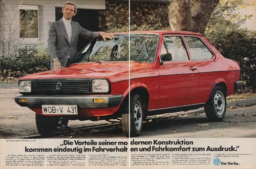 Volkswagen derby reklame - vw,