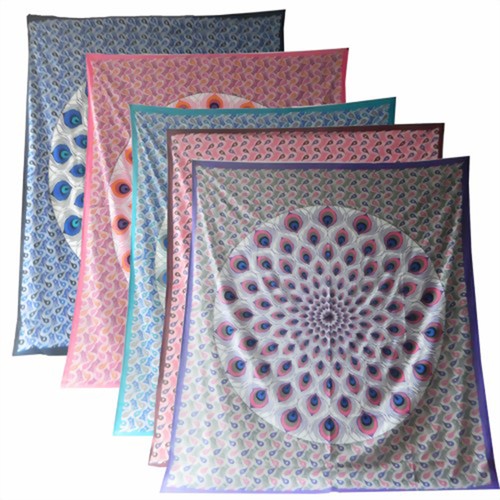 Pfauenfeder tagesdecke - tagesdecke,