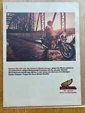 Honda Chopper Oldtimer Motorrad Original 1982 Vintage Ad Werbung Reklame