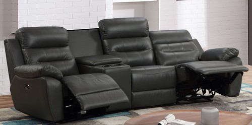 Leder kinosofa sitzer couch - leder,