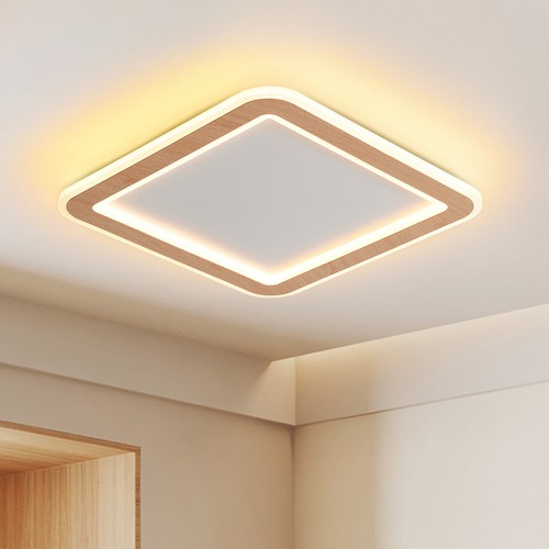 40cm holz pendelleuchte - pendelleuchte, led