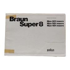 Braun Super 8 Nizo 801 macro 561 481 Braun