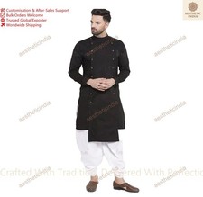 Indian Handmade Kurta Neu Kostüm Kurta Hemd Herren Baumwolle Kurta Traditionell