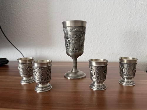 Zinn set becher - zinn, kelch