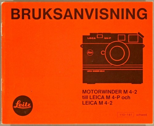 Leitz leica motorwinder - leitz, m