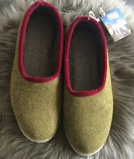 Hausschuhe Loden/ Filz aus
