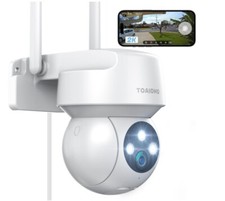 Überwachungskamera Außen WLAN Kamera 1080p Farbnachtsicht 2 Wege Audio WiFi