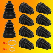 10x UNIVERSAL ACHSMANSCHETTEN-SATZ "weich" FALTENBALG ANTRIEBSWELLE PKW AUTO
