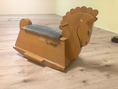 Steiff schaukelpferd holz - schaukelpferd,