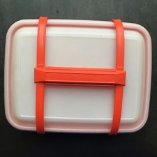 Red Orange Vintage Tupperware