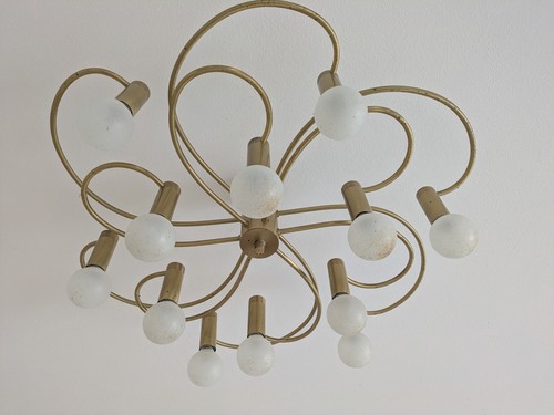 Vintage sputnik lampe retro - vintage,