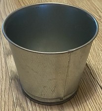 7x IKEA Übertopf "BINTJE", 9 cm, verzinkter Stahl und dadurch vor Rost geschützt