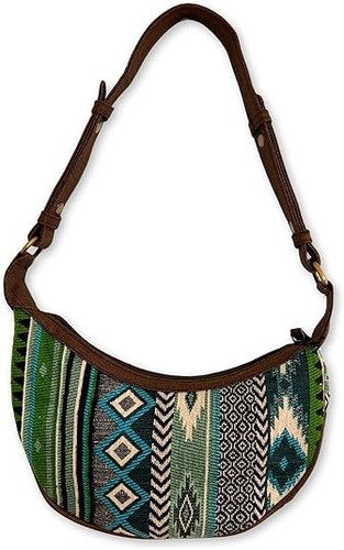 Schultertasche damen jacquard - schultertasche,