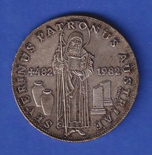 Österreich 1982 Silbermünze 500 Schilling Hl. Severin 24gr/Ag640 ss mit Patina