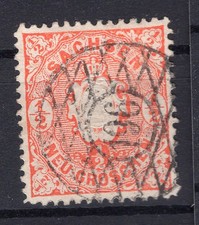Saxony Number Stamp 196 Mylau