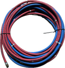 Zwillingsschläuche für Acetylen/Sauerstoff Autogenschlauch 5m Semperit 9/6,3mm