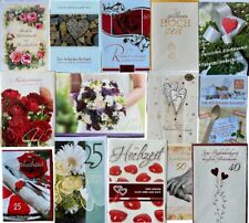 Hochzeitskarte Silber Gold Rubin Hölzerne Petersilien Diamant Hochzeit - Auswahl