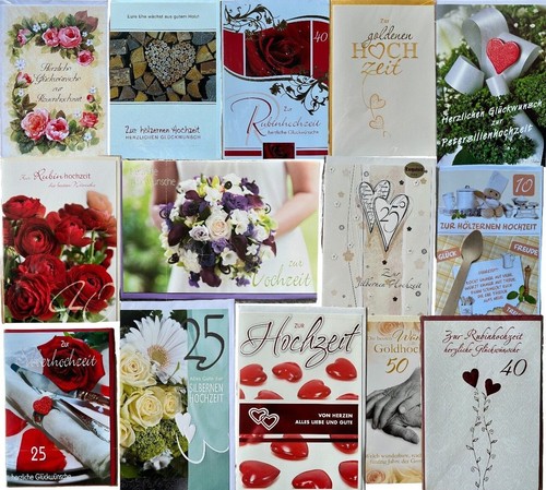 Hochzeitskarte silber gold - silber,