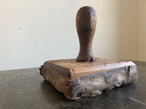 Antike holz handstempel - antike, presse