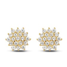 Stud earrings cubic zirconia
