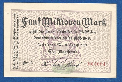346 notgeld stadt münster - 346,