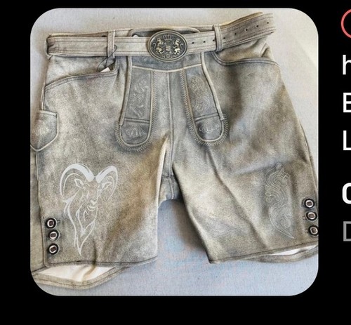 Lederhose oktoberfest hirsch - lederhose,
