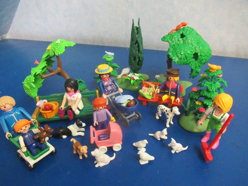 Park landschaft bank familie - park,