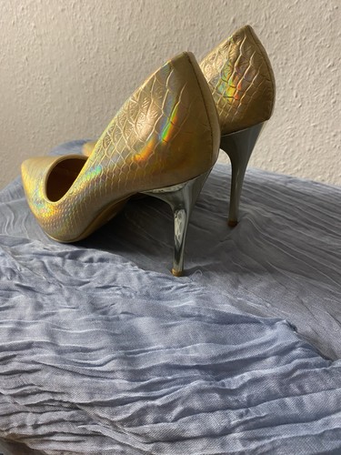 Goldfarbene high heel pumps - goldfarbene, high-heel-pumps