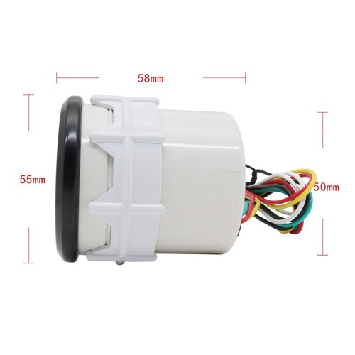 52mm 12v drehzahlmesser - 12v, für