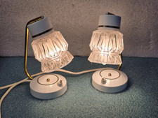 2x RETRO Nachttischlampe 60er